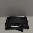 Airplane Foot Hammock, No Collapse Foot Rest for Plane Travel with Extended Adjustment Strap, Portable Desk Foot Hammock with Thickened Foam, Foot Sling Travel Essentials to Relax Your Feet (1 Pc Black)