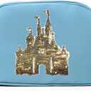 Magic Kingdom Sequin Belt Bag for Women Waterproof Waist Fanny Pack for Teen Girls Crossbody Bags for Traveling Jogging (blueA)