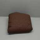 PureFit Reversible Quilted Sofa Cover, Water Resistant Slipcover Furniture Protector, Washable Couch Cover with Non Slip Foam and Elastic Straps for Kids, Dogs, Pets (Large, Brown/Beige)