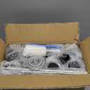 8 Pack 18 oz Glass Juice Bottles with 2 Stainless Straws & 2 Lids w Hole, Reusable Water Bottles for Juicing, Smoothies, Kombucha with Brushes & Airtight Lids for Refrigerator, BPA Free & Leak Proof