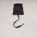 uxcell Travel Jewelry Bag Roll, Foldable Jewelry Travel Organizer with Tie Close Microfiber Jewelry Storage Roll Jewelry Case for Women Gift Necklaces Earrings Rings Bracelets, Black