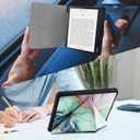 Case Compatible with Kobo Sage 8 Inch e-Reader (Model: N777 N778K, 2021 Release), Includes a Screen Protector - Premium PU Leather Cover with Auto Sleep/Wake