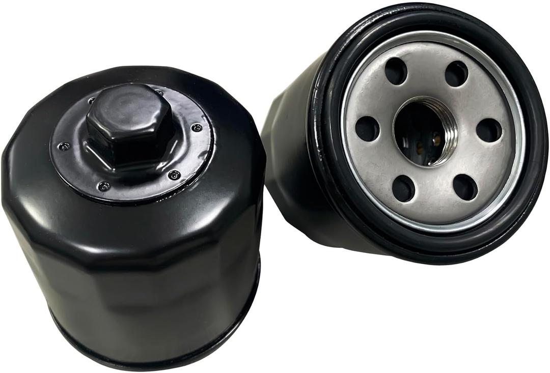 2 PCS Oil Filter With Nut Compatible With Hisun UTV ATV 250 400 450 500 550 700 750(2008-2021) Massimo Bennche Coleman Axis Cub Cadet 503-01156 BMS Ranch Pony stallion 500 600 15200-003-0000
