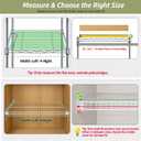 Wire Shelf Covers, Bamboo Wire Rack Covers for Pantry, ClosetKitchen (4pcs, 28" W x 16" D, Natural)