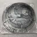 5 Pieces Christmas Metal Wreath Frame Ring Round DIY Macrame Floral Crafts Wire Wreath Form Christmas Decoration Door Craft (Deep Green, 12 Inch, 8 Inch)