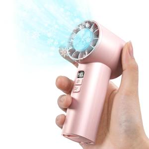 Honeasort Portable Handheld Turbo Fan | Speed(1-120) Adjustable Mini Fan featuring Cooling Mode | 5000 mAh Rechargeable Battery | Metal Body & LED Display | Gifts for Men Women, Camping & Outdoor