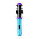 CALISTA GoGo Mini Heated Round Brush | Curl, Touch-Up, De-Frizz, Smooth, and Style Hair with Mini 7 Styling Tool | Heats to 365F | Perfect Travel Tool | Dual Voltage (Berry Burst)