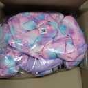 Eddie Bauer Girls' Winter Jacket - Heavyweight Quilted Down Jacket - Insulated Hooded Outerwear Coat for Girls Size 14-16, Pastel Lilac