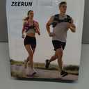 Zeerun Weighted Vest for Women & Men with Reflective Stripe and Adjustable Buckle, Comfortable & Durable Rucking Vest for Walking, Running & Strength Training 10LBS-Black