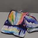 Gonex Compression Packing Cubes, 4pcs Expandable Storage Travel Luggage Bags Organizers, Travel Cubes for Suitcase Carry On (Rainbow)