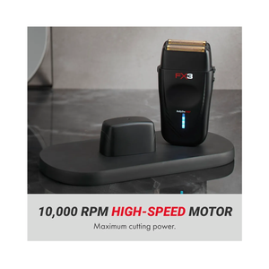 BaBylissPRO Barberology Double Foil Shaver FXX3SB FX3 Professional High-Speed Electric Shaver