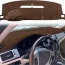 Dash Cover Dashboard Cover Mat Fit for Cadillac Escalade ESV EXT Hybrid Without Cutout for Speaker J18 (Dark Brown)