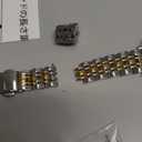 MioHHR Slim Metal Band Compatible with Apple Watch Band 42mm(Series 11 10) 41mm(Series 9 8 7) 40mm(Series 6 5 4 SE3/2/1) 38mm(Series 3 2 1),Stainless Steel iWatch Bands for Women,Silver/Gold