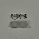 Gaoye 2 Pack Blue Light Blocking Glasses, Retro Round Eyewear Frame Anti Eyestrain Computer Glasses for Women Men - GY1688 (Black+Tea Leopard)