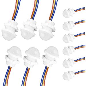 12 Pack Motion Sensor Switch 85-265V 40W, PIR Wall/Ceiling Mount with 30s Auto-Off & Night Mode