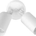 Outdoor Flood Light Fixture - Spot Lights Outdoor Security Light Fixture, Adjustable Double Cylinder Head, 100W, 120V, Weatherproof, Heavy-Duty Aluminum - White Flood Light by NICOR Lighting