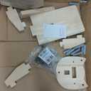 FUKUMARU Cat Wall Shelves, 3 In 1 Cats Walls Furniture Set, Food Station with 2 Steps , Solid Rubber Wood Perch, Suitable for Kitten Play, Nap, Eat, DIY Wall Jungle Gym