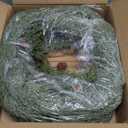 WBHome Real Touch Cypress Cedar & Pine Cone Evergreen Garland for Christmas Holiday Seasonal Outdoor/Indoor Home Decor, 9FT Long