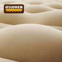 Upgraded Queen Inflatable Air Mattress with Frame, Self-Inflating Air Mattress Built in Pump Strong Support, Blow Up Queen Airbed Folding Camping Bed for Camping, Home, Guests, Portable Travel