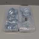 Jetec 12 Pieces Mini Blind Brackets for Window Blinds, with Screws (1.18x1.18 Inch)