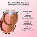 Too Faced Sun Bunny Blushing Bronzer | Dual-Shade Sheer, Luminous Bronzer Blush with Pink Undertones to Mimic Natural Flush