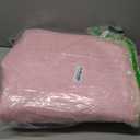 GarveeHome Scalloped Bow Rug for Living Room, Solid Pink Rug for Dorm, Washable Rugs 5x7 Soft Low Pile Non Slip Scalloped Rugs for Nursery College Bedroom Decor Kids Room Playroom