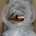 taman Rain Chain Set, 6ft Windmill Rain Chain for Gutters,Copper Rain Chain Cups to Replace Gutter Downspout, Divert Water, 6 Cups, Rose Gold