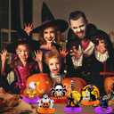 3 x 12pcs Halloween Decorations Honeycomb CenterpiecesBlack Orange Bloody Halloween Centerpieces Tables Toppers Party Decorations Supplies, Halloween Table Sign Decor