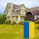 3 x Kind Girl Ukraine Flag, 12 x 18 inches, Fade Resistant Polyester, Garden Decoration, Double-Sided, Independence Day