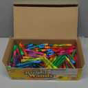 Letapapa Bubble Wand, 200 Pcs Mini Bubble Wands Bulk in 10 Colors, Bubble Party Favors for Kids, Summer Toys, Indoor Outdoor Activity, Themed Birthday, Wedding, for Girls & Boys