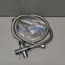 Design House 841536-PC 3-Way Shower Diverter and 70-Inch Hose for Handheld Showerhead and Fixed Showerhead Bathroom Universal Shower Replacement Part, Polished Chrome