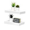 WELLAND Set of 1 Floating Shelves Wall Mounted Shelf, for Home Decor with 8" Deep (White, 10 inch)