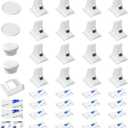 Magnetic Cabinet Locks Baby Proofing 16 Pack + 2 Keys, Aukfa Cabinet Locks for Babies with Adhesive No Drilling or Screws Fixed, Child Locks for Cabinets for Cupboard Drawers Latches