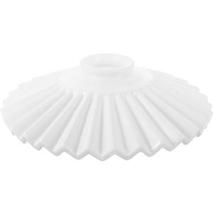 Pleated Lamp Shade, Ceramic Lampshade s for Chandelier Chandelier Household Hanging s Light Ceiling (White)