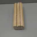 Wooden Domino Holders for Classic Games, Set of 6 Domino Racks for Family Tile Games, Mexican Train Accessories Domino Trays