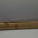 1 Inch Modern Gold Double Curtain Rod for Windows - Tension curtain rod 84 to 120 Inchs- Luxury Translucent Finials with Holdbacks -BHSRODS Home Double Window Rods for Living Room & Bedroom