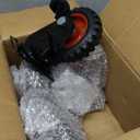 W B D WEIBIDA 5 Inch Heavy Duty Caster Wheels Set of 4, 1080 LBS Outdoor Industrial Wheels Swivel Large Rubber Casters with Brake for Workbench, Dolly, Cart, Trolley, Wagon (2 Brake & 2 Fixed)