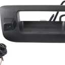 FEIDKS Tailgate Replace Rear View Camera Backup Tailgate Handle Camera Compatible with Chevy Silverado and GMC Sierra 2007-2013,Tailgate Door Handle Replacement Camera(Color: Black)