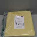 100% Cotton 4-Piece Sheet Set, Minimalist Style - Bed Sheets with Flat Sheet, Fitted Sheet and 2 Pillowcases | Lightweight, Soft, Durable & Easy Care (Butter Yellow, Queen)