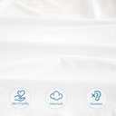 King Size Mattress Cover Protector 100% Waterproof Noiseless Mattress Topper Pad Bed Sheets Fitted up to 18'' Breathable Terry Ultra Soft & Skin-Friendly Mattress Protector King Machine Wash
