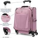 Travelpro Maxlite 5 Softside Expandable Luggage with 4 Spinner Wheels, Lightweight Suitcase, Men and Women, International, Orchid Pink Purple, Carry-on 19-Inch