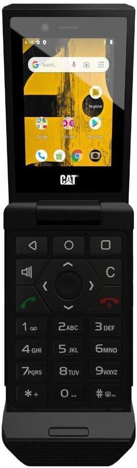 Cat S22 Flip (16GB) 2.8" Touchscreen, Android 11, IP68 Water Resistant, 4G LTE GSM (T-Mobile Unlocked for MetroPCS, Global) (Black)
