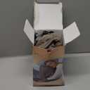 Sunany Travel Pillow, Upgraded Plane Pillow for Long Flights, Inflatable Neck Pillow Used for Airplanes, Cars, Buses, Trains, Office Napping with Eye Mask,Earplugs (Gray) (Medium, Grey (Head Heart-shape & sloping Base))