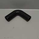 X AUTOHAUX 45mm 1.77" ID 90 Degree Elbow Silicone Reducer Hose Pipe Bend Turbo Water Intercooler Black