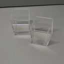 Tasybox Tea Bag Organizer, Clear Acrylic Tea Bag Holder, Tea Packet Storage for Drawer, Pantry, Kitchen, Cabinet, Countertop, 2 Pack