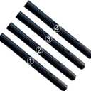 4Pack 1.25 Inch Vacuum Extension Wands with 1-1/4" Fitting (32mm) (1.25 in) - 1.25 Inch Shop Vac Extension Tubes, Accessories and Attachment 32mm, Replacement Vacuum Cleaner Extension Pipe Tubes