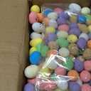 300PCS Decorative Easter Vase Filler Eggs, Speckled Foam Eggs in 3 Sizes, Colorful Mini Fake Eggs for Clear Vase Bowl Basket Centerpiece Spring Home Decor