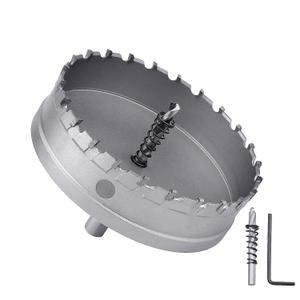 146mm (5-3/4 inch) Metal Steel Hole Saw with 2 Drill Bits, Hole Cutter for Thick Metal,Stainless Steel,Iron and Wood (146mm (5-3/4 inch)) 146mm (5-3/4 inch) Metal Steel Hole Saw with 2 Drill Bits, Hole Cutter for Thick Metal,Stainless Steel,Iron and Wood (146mm (5-3/4 inch))