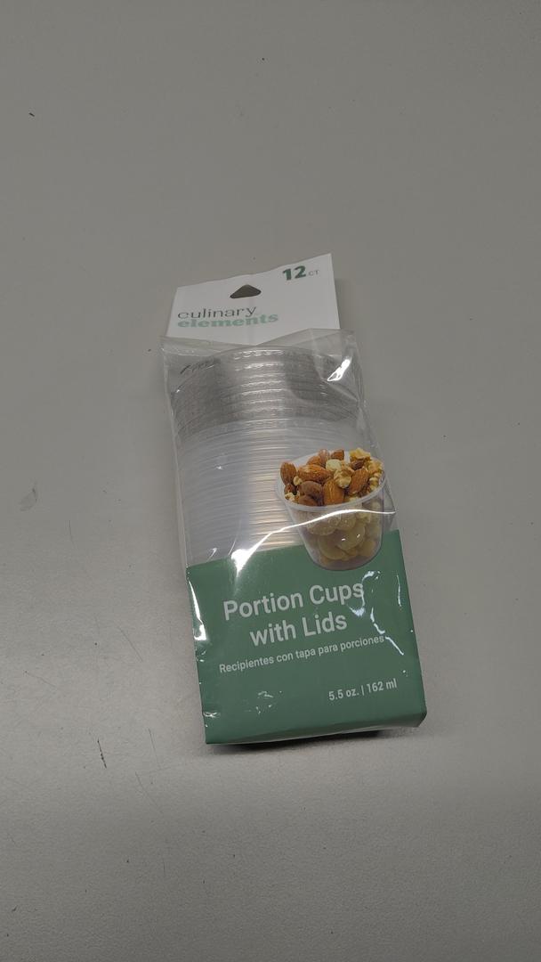Portion Cups with Lids, Culinary Elements, 12 pack