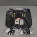 Juvale Black Cotton Cat Trick or Treat Bag with Gold Foil Eyes, Reusable for Kids, 11.25 x 15.5 in Canvas Tote for Halloween Parties